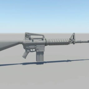 Military Assault Rifle 3d model