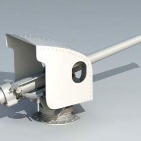 مدل 3 بعدی توپخانه ضد هواپیما نیروی دریایی