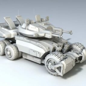 نموذج مركبة عسكرية قتالية ثلاثية الأبعاد