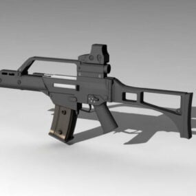 G36c Assault Rifle 3d-modell