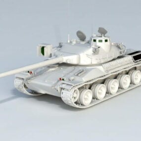 3д модель французского танка AMX