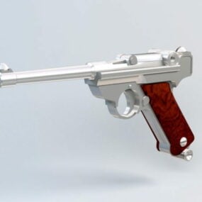 Model pistol Walther P1 3d