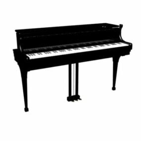 Modelo 3d de piano digital
