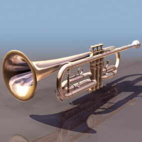 Basstrompet 3d-modell