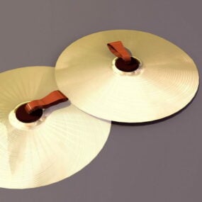 Cymbales en forme de disque modèle 3D
