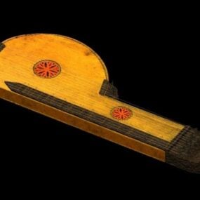 Model 3d Zither Purba