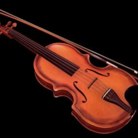 フィドルバイオリン3Dモデル