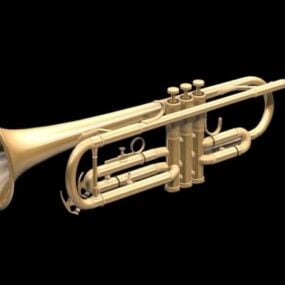 Modelo 3D da trombeta Piccolo