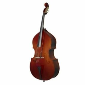 低音提琴3d模型