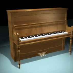 Model 3d Piano Menegak