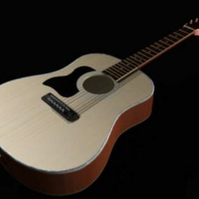 Modelo 3d de guitarra española.