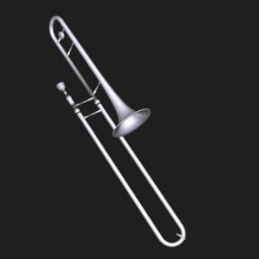 Bass Trombone 3d-modell