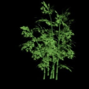 Modello 3d dell'albero della natura della pianta forestale