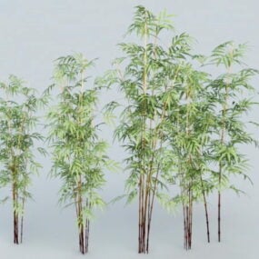 Forêt de bambous modèle 3D