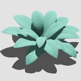 3D model zelené rostliny