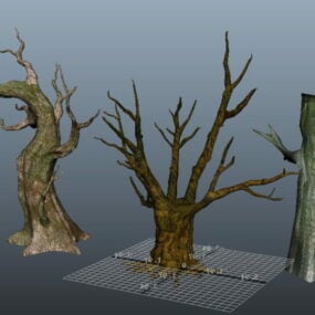 死んだ木の3Dモデル