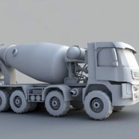 Concrete Mixer Truck 3d model