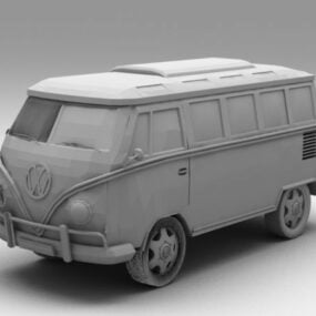 Mô hình 3d của Volkswagen Microbus
