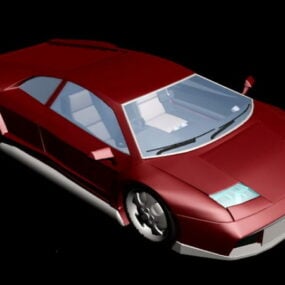 Modello 3d della Lamborghini Aventador