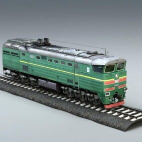 Diesel Locomotive Engine 3d model