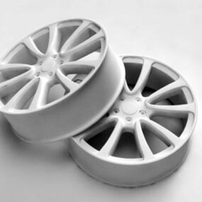 Білі диски 3d модель