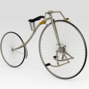 简单的自行车3d模型