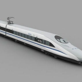 3д модель сверхскоростного поезда