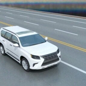 3D model Lexus Suv White