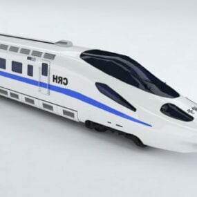 Modello 3d del treno cinese ad alta velocità