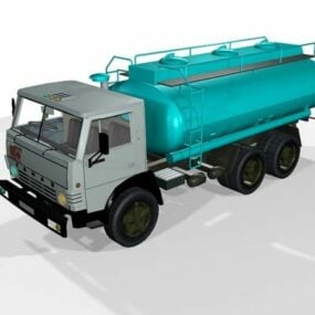 Kamaz Tanker Truck 3d-modell