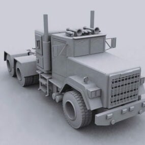 Mô hình xe tải công nghiệp 3d