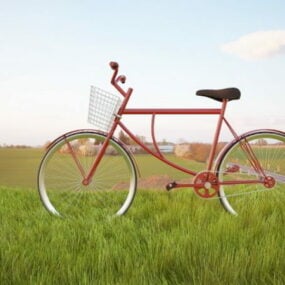 Vintage Cruiser Bike 3d-model