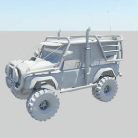 Modelo 3d do Jeep Wrangler