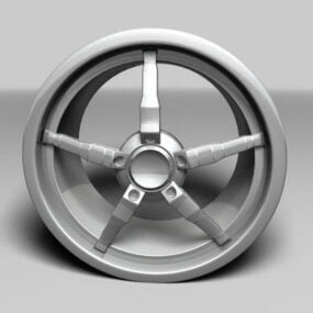 Oki Alloy Wheel 3d model