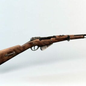 Berthier Rifle 3d-modell