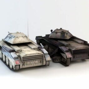 Mô hình 15d xe tăng A3 Crusader của Anh