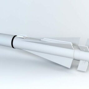 Asm 미사일 3d 모델