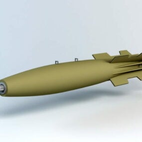 3д модель воздушной бомбы