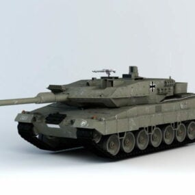 Model 2d Tank Leopard 3