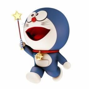 Model 3d Doraemon