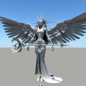 Female Angel Warrior 3d model