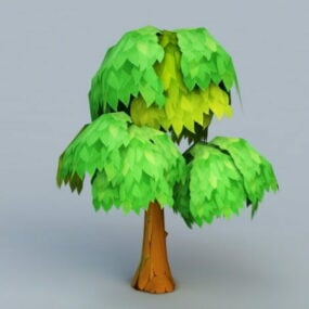 Anime-Baum 3D-Modell