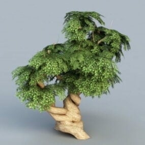 Model 3D starożytnego drzewa