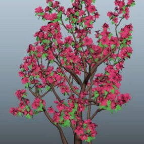Model 3d Pokok Azalea