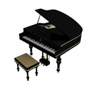نموذج ستاينواي جراند بيانو ثلاثي الأبعاد