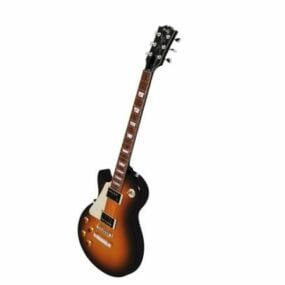 Model 3D gitary elektrycznej Gibsona