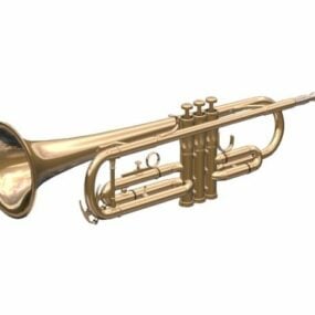 Trompeta Sib modelo 3d
