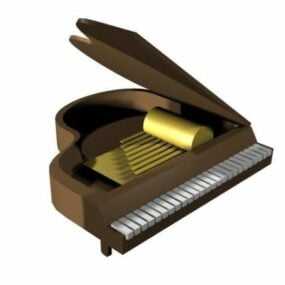 グランドピアノの3Dモデル