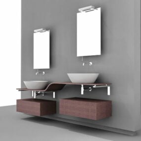 Art Deco Bathroom Vanities 3d model