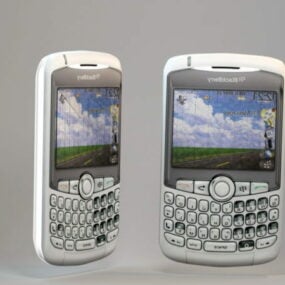 Blackberry Phone 3d-modell